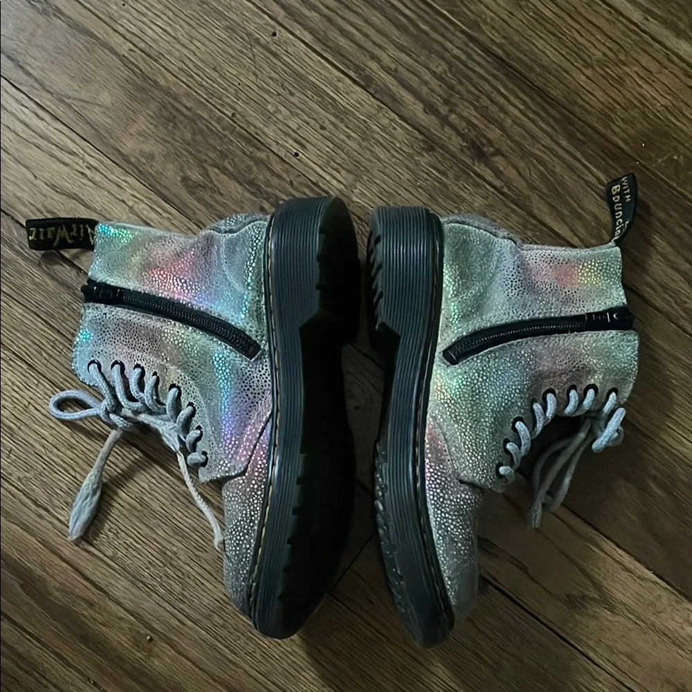 Dr. Martens Iridescent High-Top Sneakers